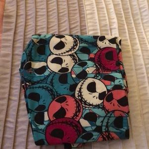 Lularoe Disney Jack Skellington leggings, OS, NEW